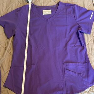 Skechers Women's Purple Scrub Top